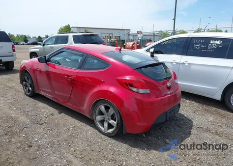 2012 Hyundai Veloster Base W/Gray из США, поврежденный, VIN KMHTC6AD8CU019848